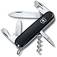 Victorinox Espartano Navaja- Hoja- Sacacorchos- Abrelatas - Negro (B1)- One Size